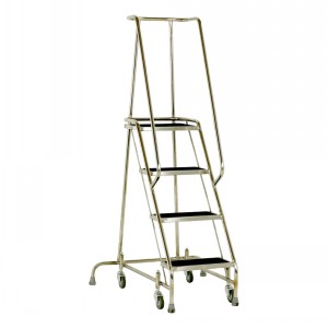 Mobile Access Steps Stainless Steel 4 Tread